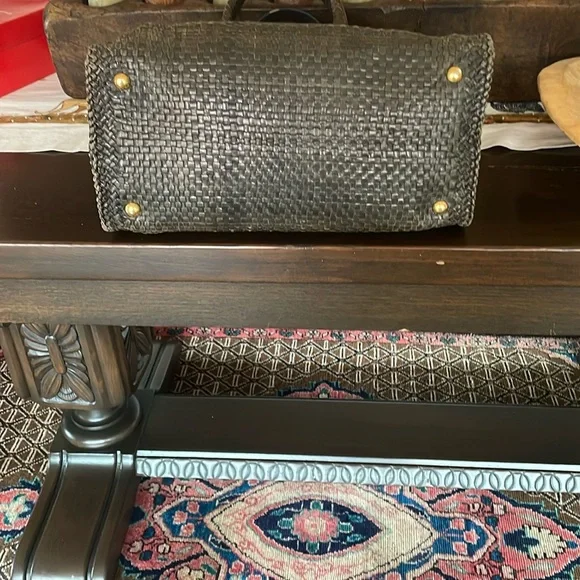 Stunning Dark Green Prada leather Tote Bag - Picture 5 of 16